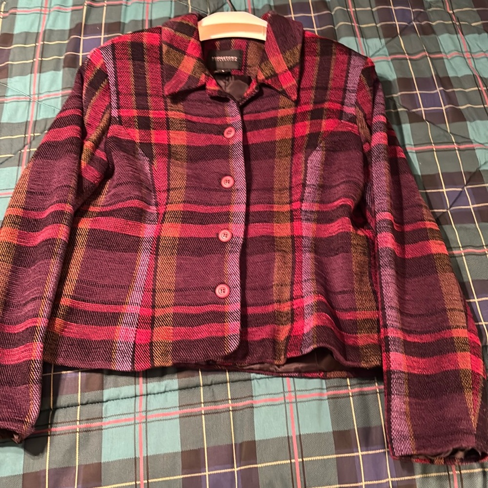 Bridgetown Plaid Blazer